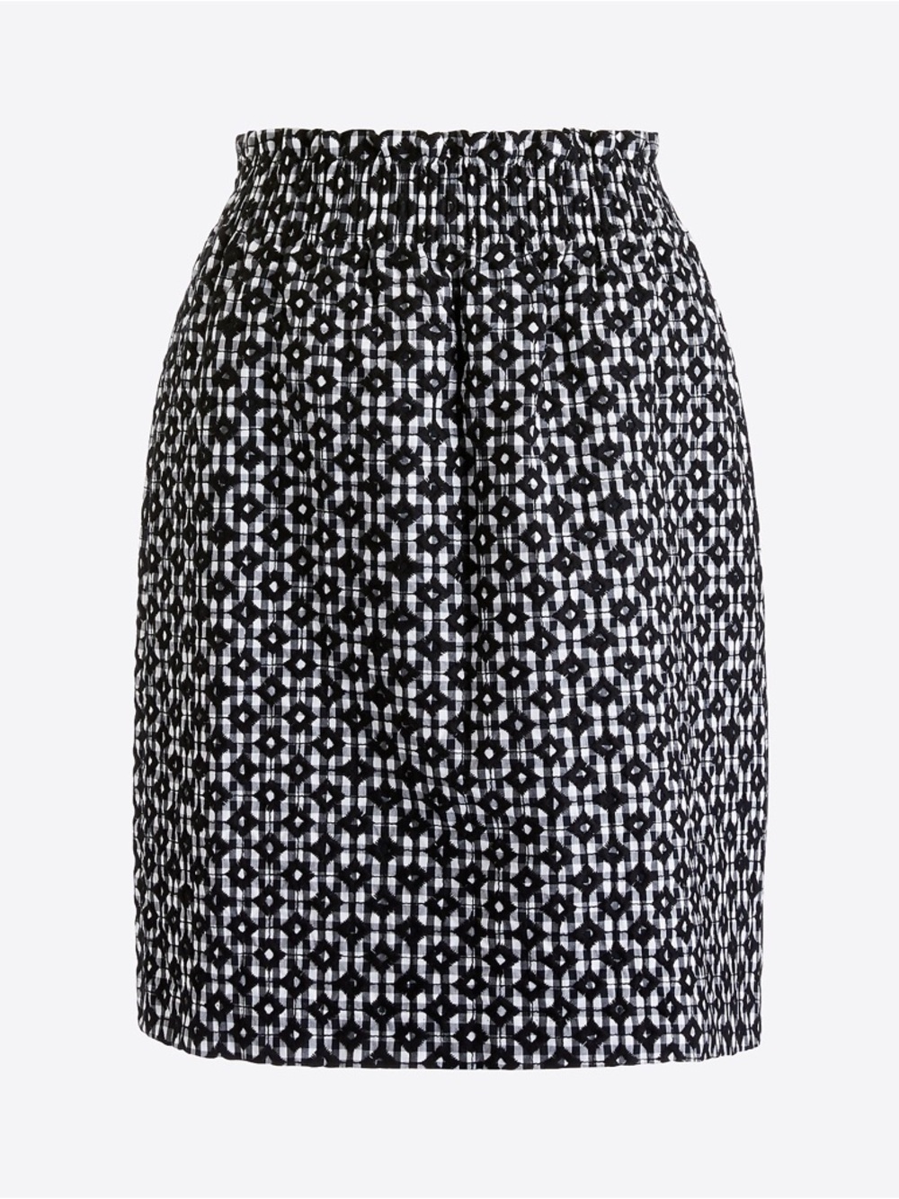 J. Crew Black and White Sidewalk Skirt